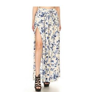 Floral palazzo pants XL
